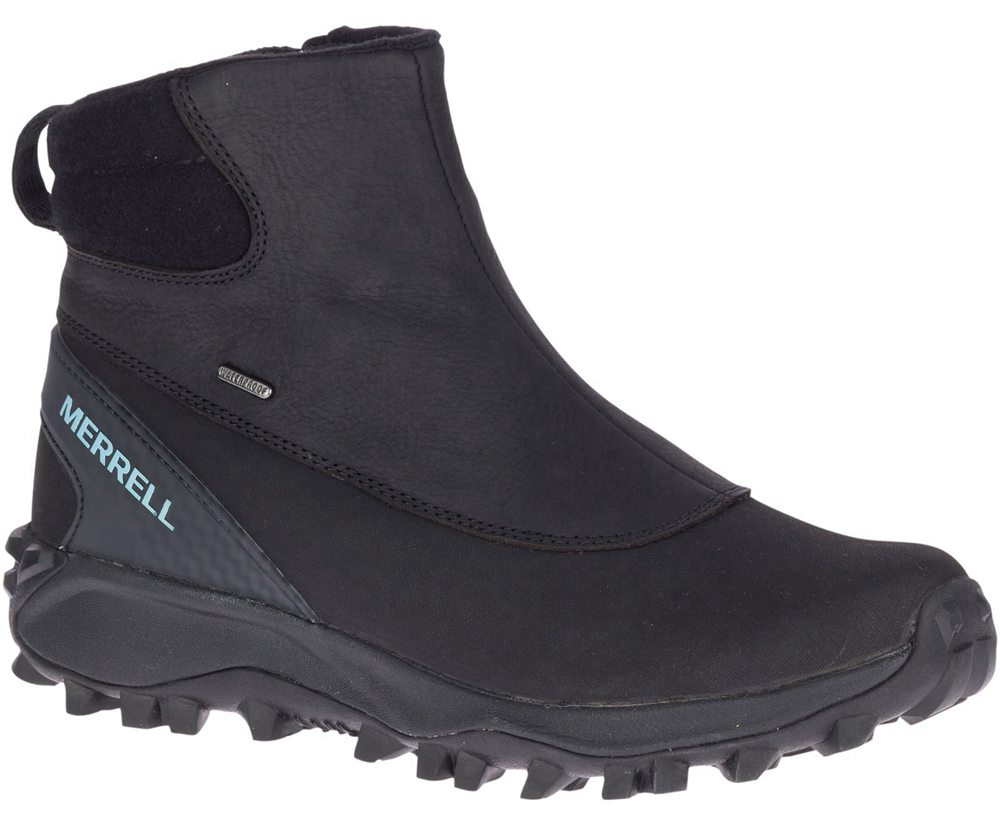 Botas Mujer - Merrell Thermo Kiruna Mid Zip Waterproof - Negras - ZPVC-14903